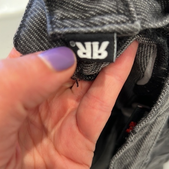 Rock & REPUBLIC Vintage SKINNY LEGGING JEANS grey black distressed wash size 24 - Picture 3 of 10